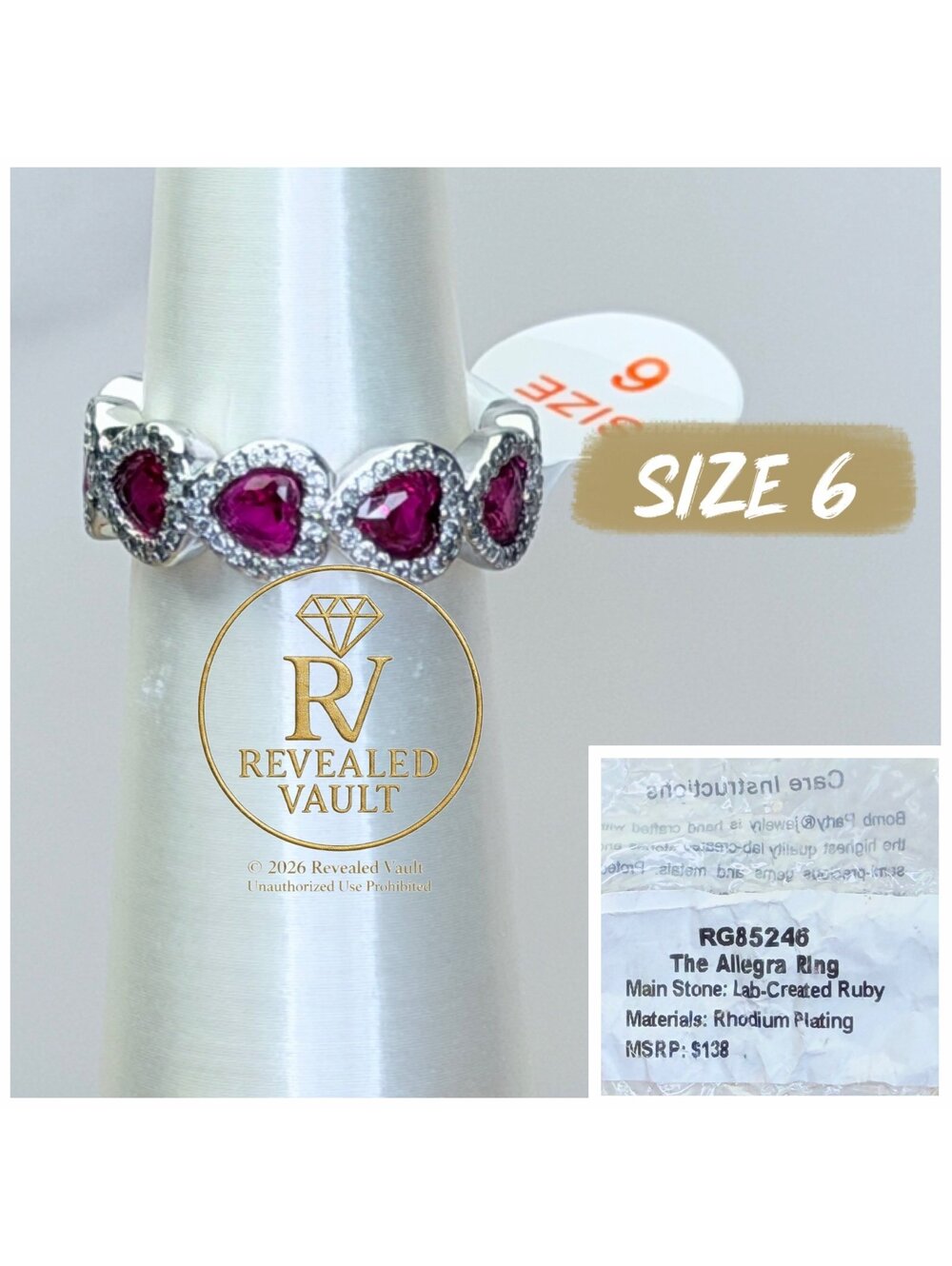 The Allegra Ring - Size 6 - July Birthday 2026